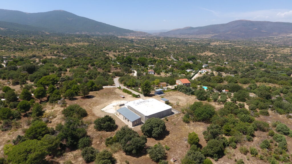 Vista aérea del depósito nº 1